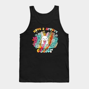 Have a groovy easter a cute and fun easter bunny Tank Top